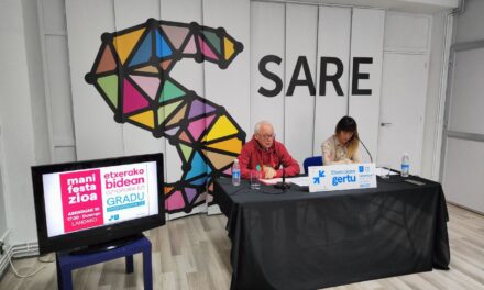 Rueda de prensa de SARE sobre la actual situación de la política penitenciaria aplicada a los presos/presas vascos