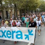 Donostiako jaietan Euskal preso, iheslari eta deportatuen aldeko Manifestazioa
