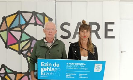SAREk urriaren 18an Bilboko Euskalduna Jauregian egingo den II. Konferentzia aurkeztu du