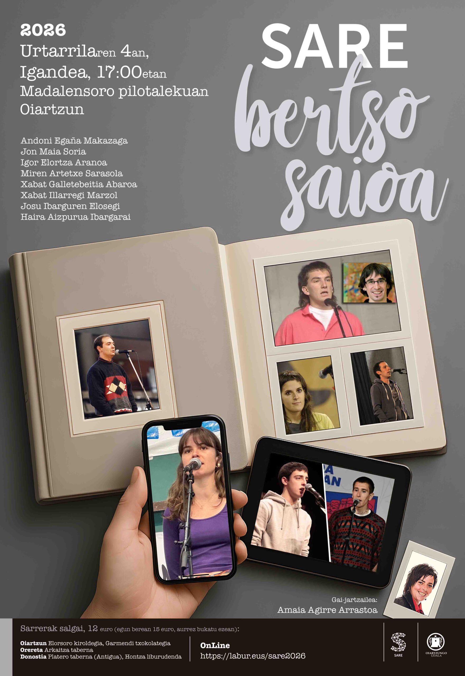 BERTSO SAIOKO SARRERAK