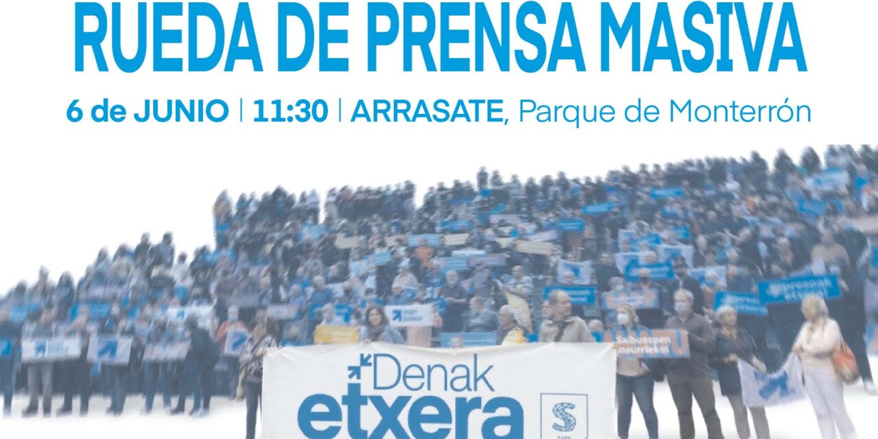 RUEDA DE PRENSA MASIVA